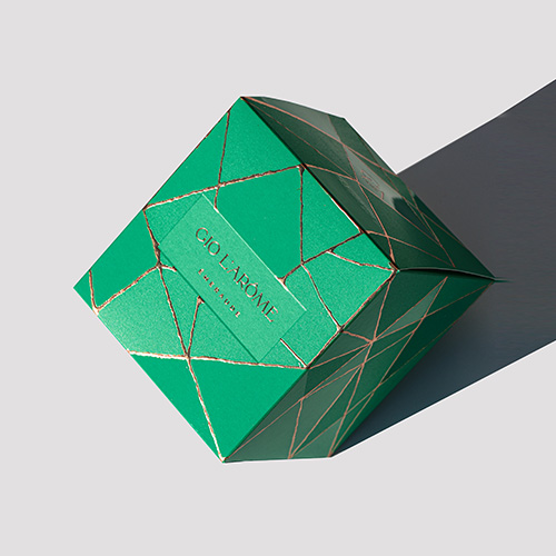 Nophie Fragrance Design Projects Gio Larome Emeraude Box